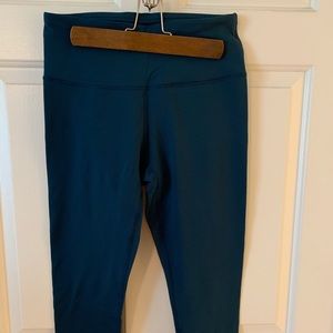 Teal 90 Degree by Reflex High Waisted Crop Pant